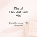 Digital Checklist Pack (Mini)