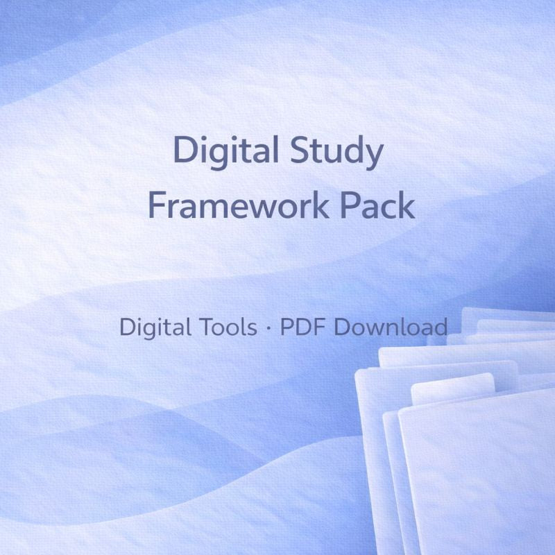 Digital Study Framework Pack