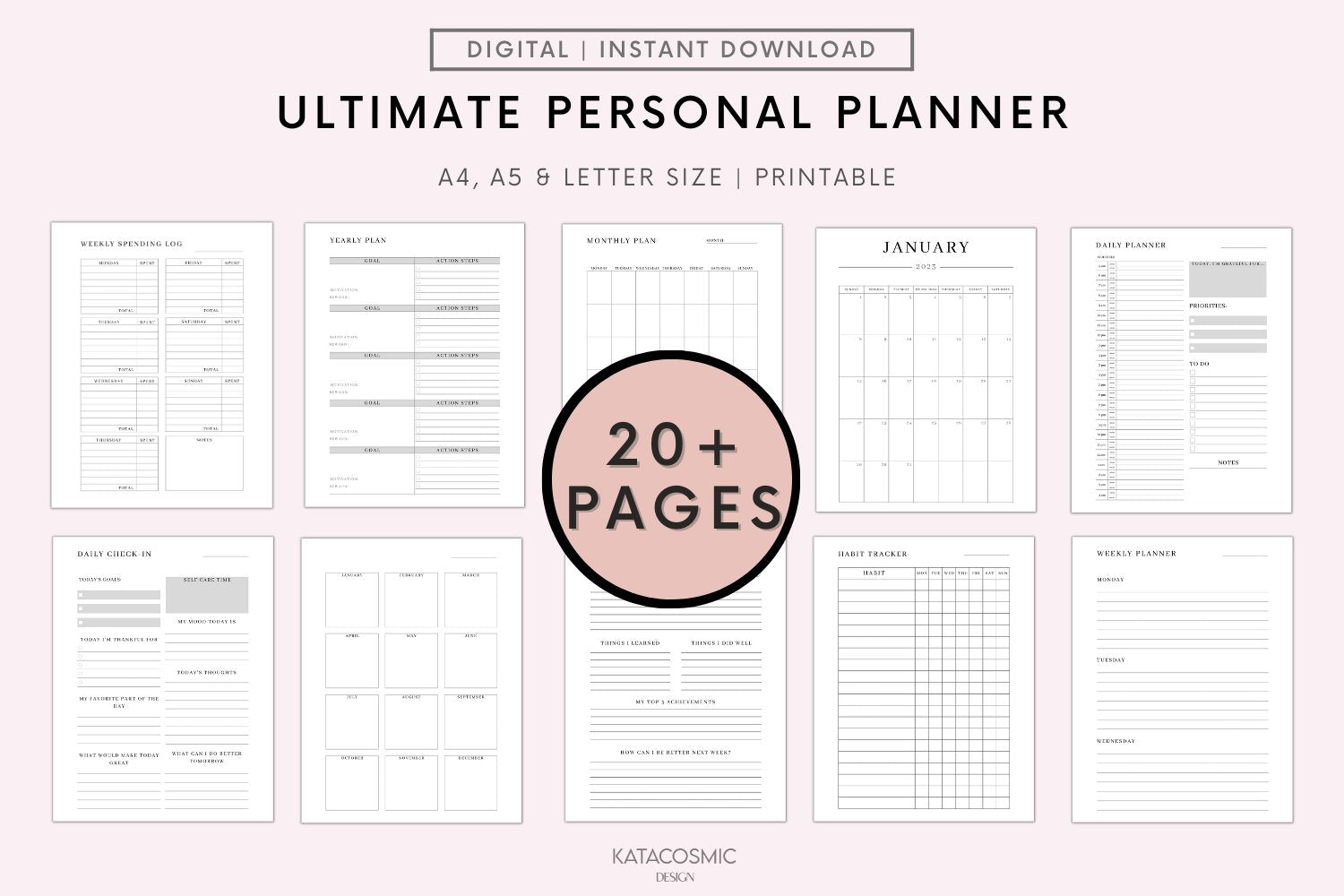 Digital Productivity & Planning Checklist (PDF)